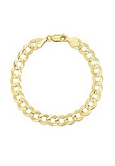 ravishing teensy-weensy yellow gold curb Cuban baby anklet    